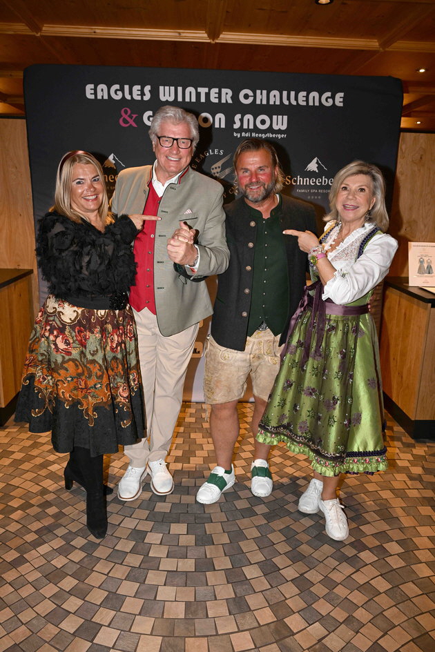 Marianne und Michael Hartl, Adi Hengstberger mit Frau Daniela