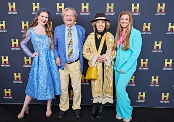 Influencerin Melina Hoischen (Miss History), Helmut Markwort, Michaela May, Nina Eichinger