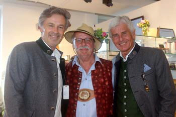 Timothy Peach, Wolfgang M. Prinz und Frederic Meisner. Foto: Andrea Polla
