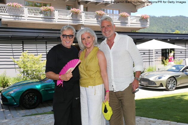 Thomas Rath, Birgit Schrowange und Frank Spothelfer. Foto: Benjamin Bartz Communications/PR for Getty Images