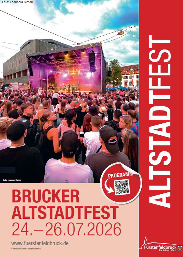 Drei Tage Altstadtfest: Bruck trifft sich in der Innenstadt. Foto: Leonhard Simon