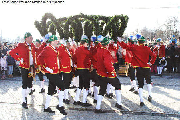 Kirchheimer Sch�fflerauftritte im Chiemgau. Foto: Sch�fflergruppe Kirchheim bei M�nchen