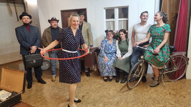 50er Jahre Kom�die im Waldperlacher Volkstheater